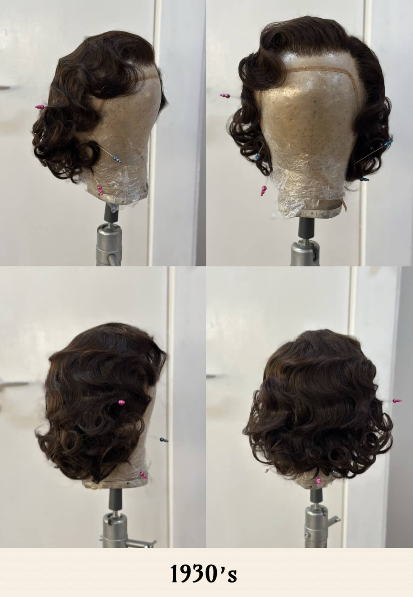 Wig hair styles from the 1930's