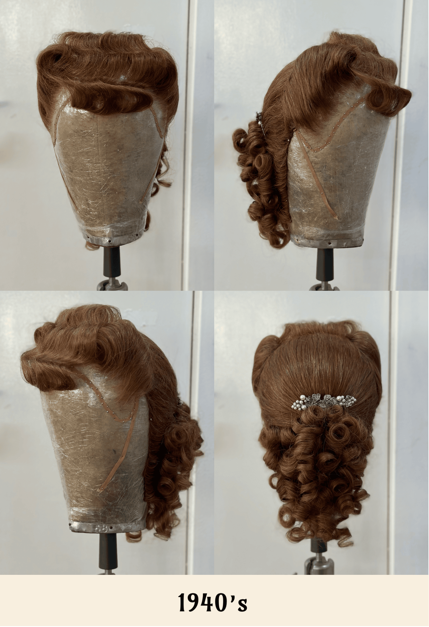 Wig hair styles from the 1940's